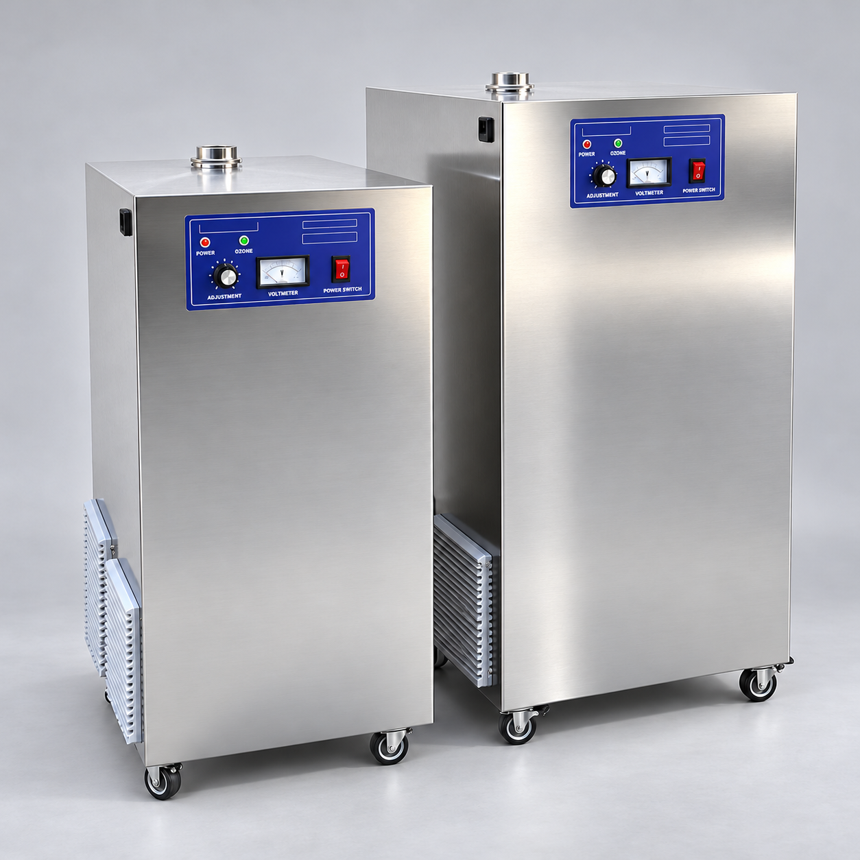 Mobile high-airflow ozone disinfector equipment